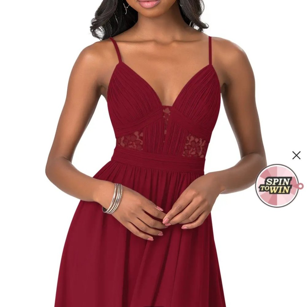 Dark Red Formal Dress